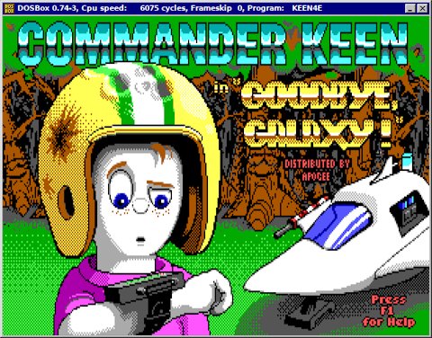 screenshot of DOS game